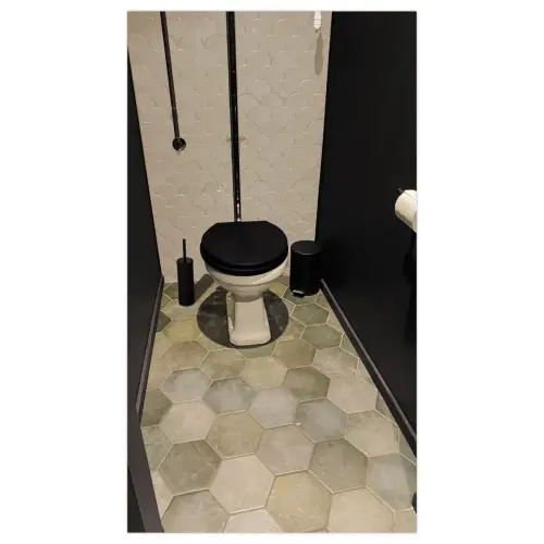 Collecteur à pédale avec bac intérieur en plastique - 5L - Noir