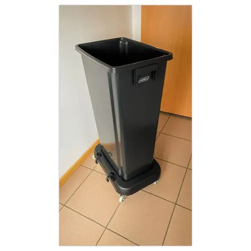 Chariot pour collecteurs "recyclage" 60L et 80L - 4 roues