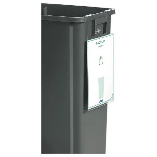 Panneau d'affichage - Pour collecteurs "recyclage" 60L et 80L