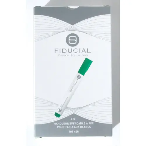 Marqueur pour tableaux blancs - Pointe biseautée - Vert - FIDUCIAL