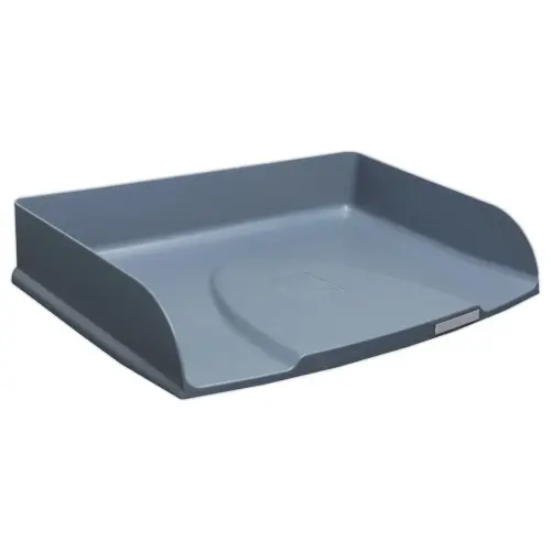 Corbeille à courrier horizontale Autentik - Bleu gris - EXACOMPTA