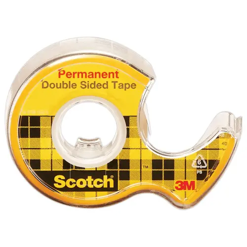 D&eacute;vidoir d'adh&eacute;sif double face - 6 m x 12 mm - SCOTCH 
