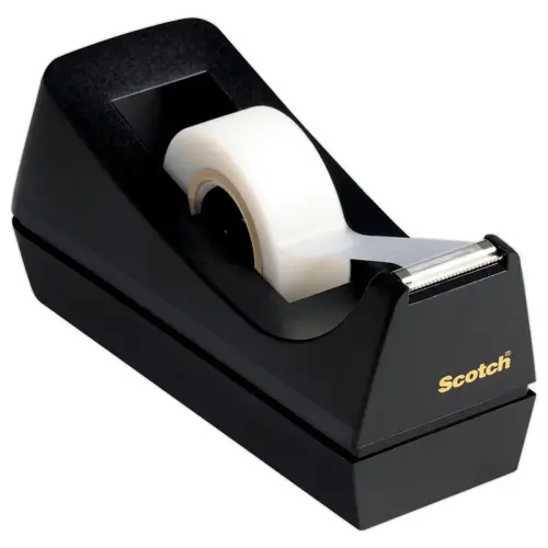 Dévidoir lesté C38 - Noir - pour rouleaux 33 m x 19 mm - Scotch