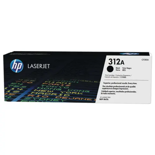 Toner 312A CF380A - Noir - HP