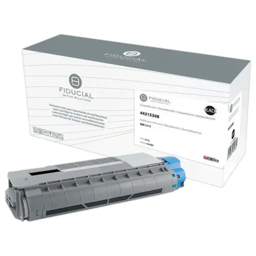 Toner FIDUCIAL &eacute;quiv. OKI 44315308noire 