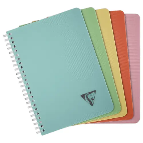 Cahier spirale - A5 - 180p - 5X5 - CLAIREFONTAINE