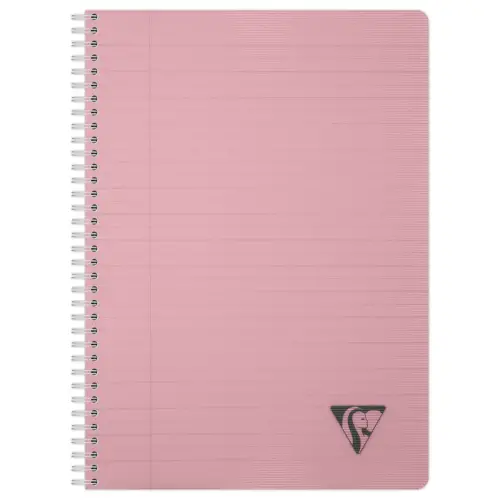 Cahier spirale - A4 - 180 pages - Lignes + marges - CLAIREFONTAINE
