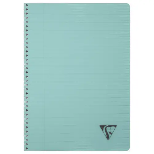 Cahier spirale - A4 - 180 pages - Lignes + marges - CLAIREFONTAINE