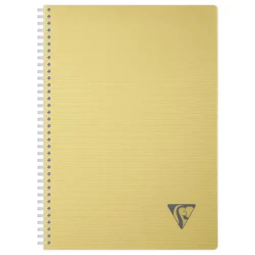 Cahier spirales - A4 - 180 pages - Réglure Seyès - CLAIREFONTAINE