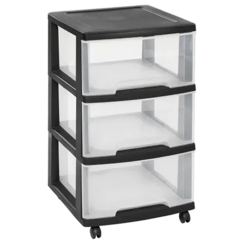 Tour de rangement - 3 X 20 L - Avec roues - CURVER 