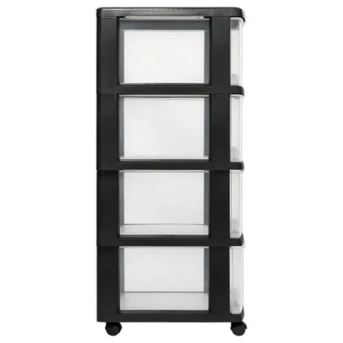 Tour de rangement - 4 X 20 L - Avec roues - CURVER