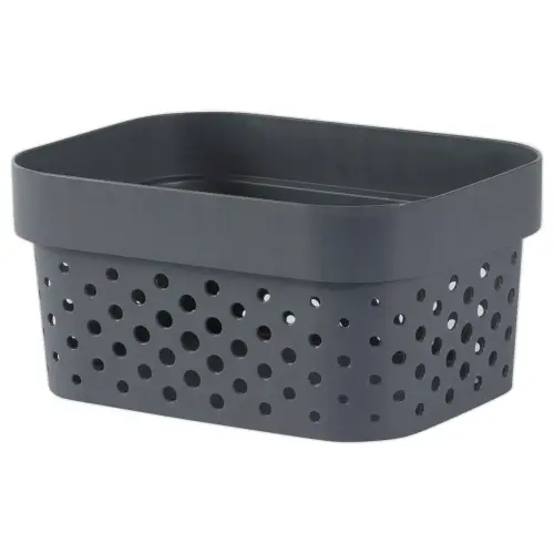 Panier de rangement Pixel 1.5L gris clair SUNDIS