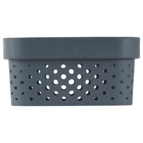 Panier de rangement Pixel 1.5L gris clair SUNDIS