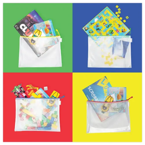 8 Pochettes Zipper A3 - Djois