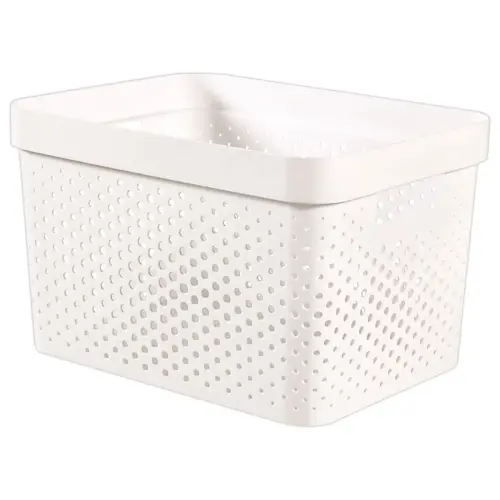 Panier 17L Infinity Dots - Ecologique & Combinable - CURVER