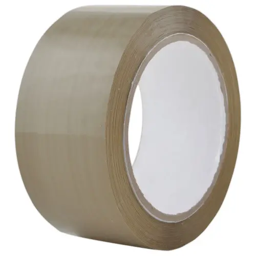 6 Rouleaux adh&eacute;sifs d'emballage - 100 m x 48 mm - Havane 