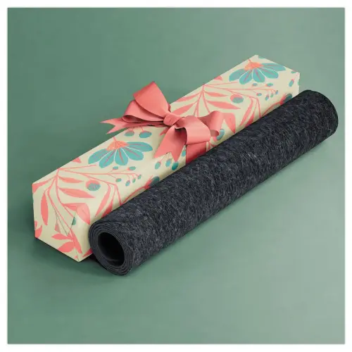 Grand sous-main tapis de bureau - gris