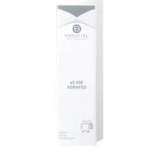 5000 Agrafes n°10 - FIDUCIAL