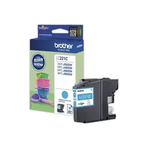 Cartouche BROTHER LC221C cyan 