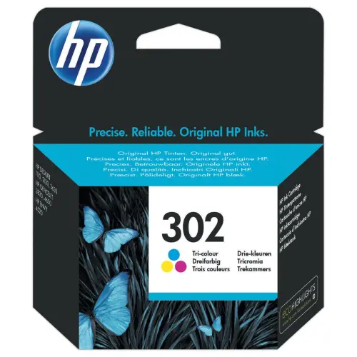 HP 302 cartouche d'encre 3 couleurs F6U65AE 