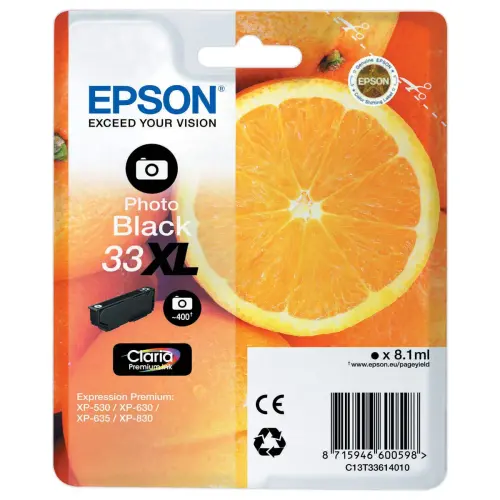 Cartouche EPSON C13T33614010 noire photo