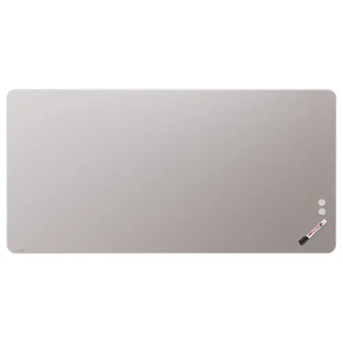 Tableau en Verre Mat Magnétique 100x200 + Kit - Gris- LEGAMASTER
