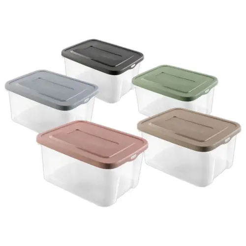 5 Lot de 5 bo&icirc;tes Handy 25L - Robuste - CURVER 