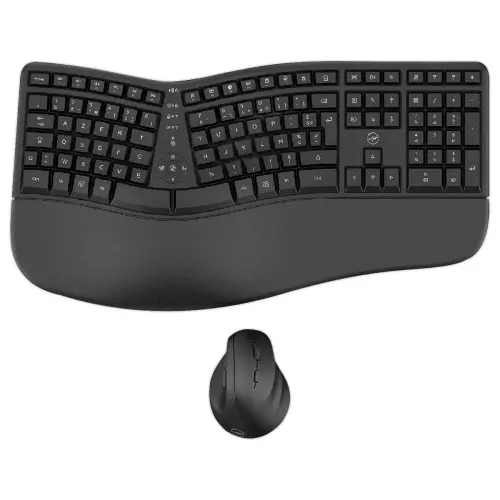 Clavier + Souris Sans Fil Ergonomique Multiconnexion C30W - MOBILITY LAB