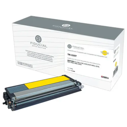 Toner remanufactur&eacute; &eacute;q. BROTHER TN-325Y - Haute capacit&eacute; - Jaune 
