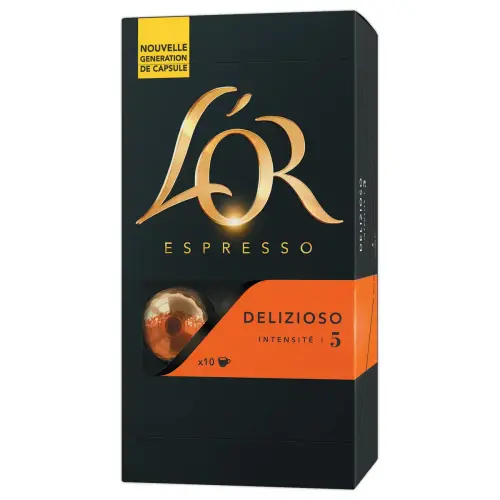10 Capsules de café - Arôme Delizioso - L'OR ESPRESSO