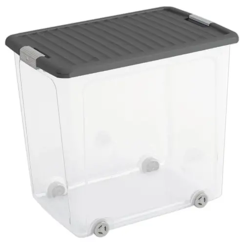 Boîte 78L Clips et Roues - Transport Facile - Multi-Usage - KIS