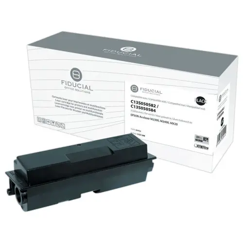 Toner remanufacturé éq. EPSON C13S050582, C13S050584 - Haute capacité - Noir