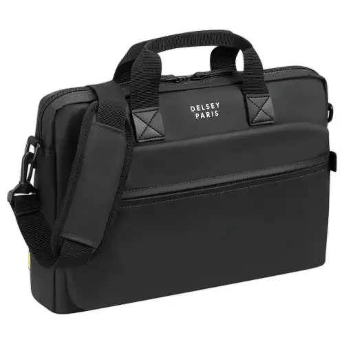 Sacoche PC 13,3" 2.0 - Design Durable & Renforcé - Noir- DELSEY