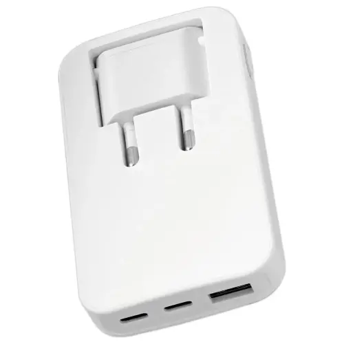 Chargeur Gan Pliable - Charge Rapide 3 ports - T'NB 