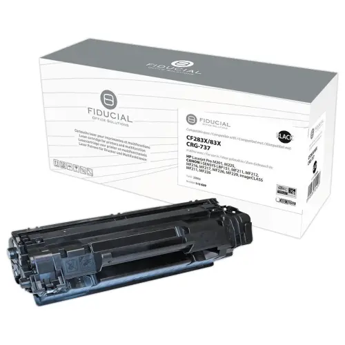 Toner remanufacturé éq. HP CF283X, CANON 737 HC - Haute capacité - Noir