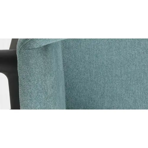 2 Fauteuil  bleu clair pied pyramide mont&eacute; 