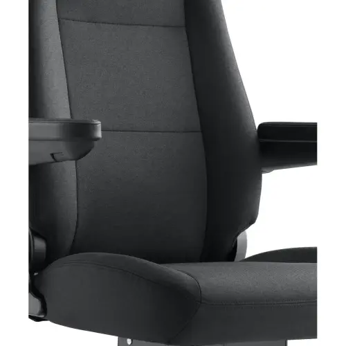 Siège HEAVY noir tissu monté