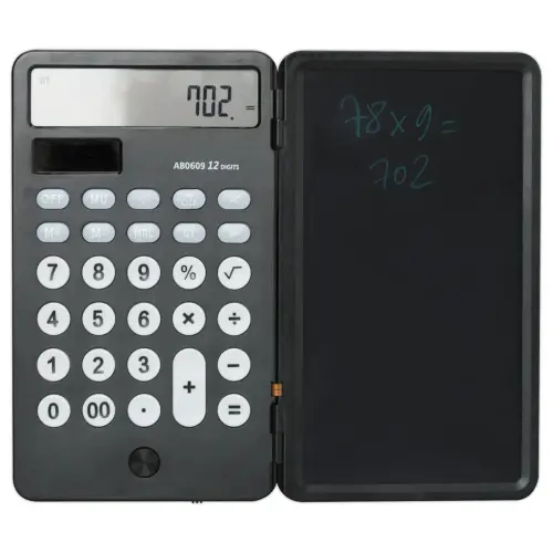 Calculatrice avec tablette d'écriture Sign - Noir