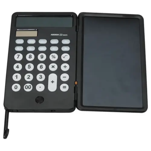 Calculatrice avec tablette d'écriture Sign - Noir