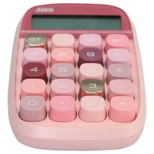 Calculatrice semi bureau Pop Petite - Rose 