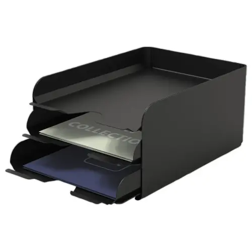 Module de classement 3 tiroirs Noir- O'Desk 