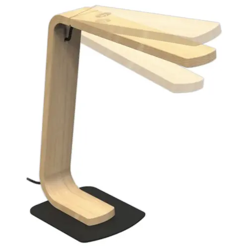Lampe LED LEDAIKA en bois - We Light