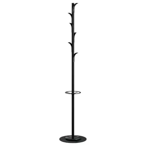 Portemanteau Palm Springs noir - 6 pat&egrave;res 