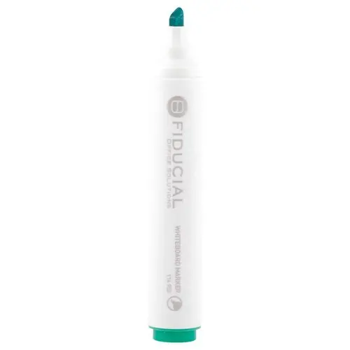 Marqueur pour tableaux blancs &agrave; pointe biseaut&eacute;e - Vert - FIDUCIAL 