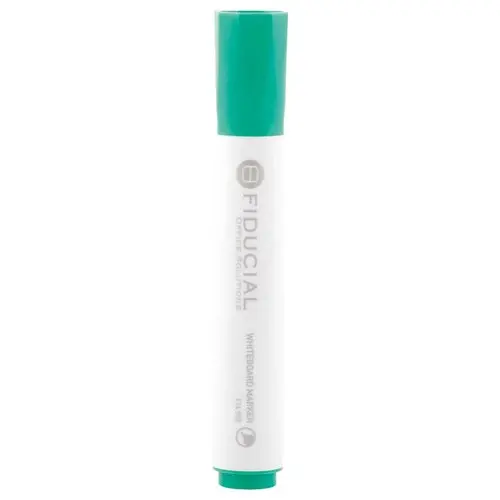 Marqueur pour tableaux blancs &agrave; pointe biseaut&eacute;e - Vert - FIDUCIAL 