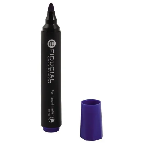 Marqueur permanent pointe ogive - Bleu - FIDUCIAL