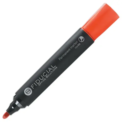 Marqueur permanent pointe ogive - Rouge - FIDUCIAL