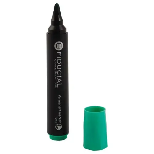Marqueur permanent pointe ogive - Vert - FIDUCIAL