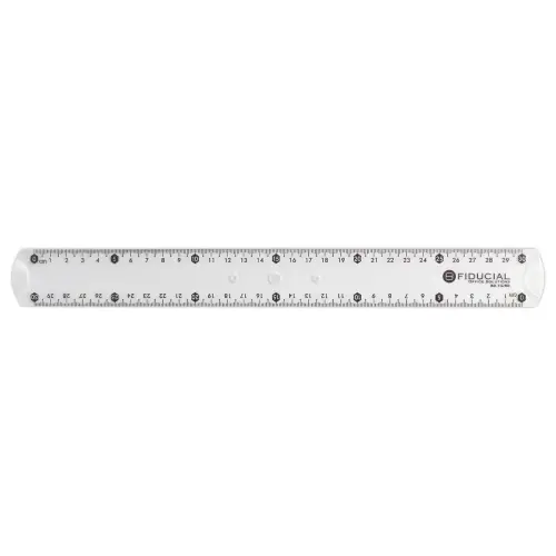 Règle de traçage double 30 cm - Fiducial