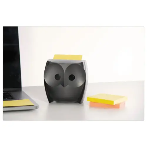 Dévidoir Chouette Super Sticky Z-Notes + 2 blocs de 45 feuilles - POST-IT